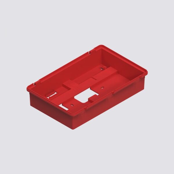 Base profonda per installazione repeater C-REPR colore rosso RAL3001