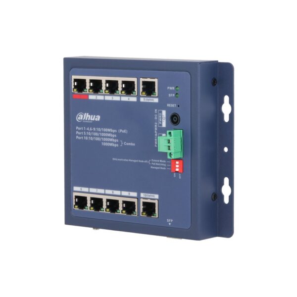 Switch hardened Cloud managed 10 porte (8 PoE <90 W)