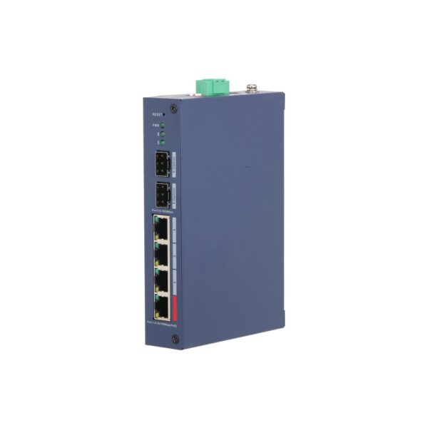 Switch hardened Cloud managed 6 porte (4 PoE <90 W + 2 SFP)