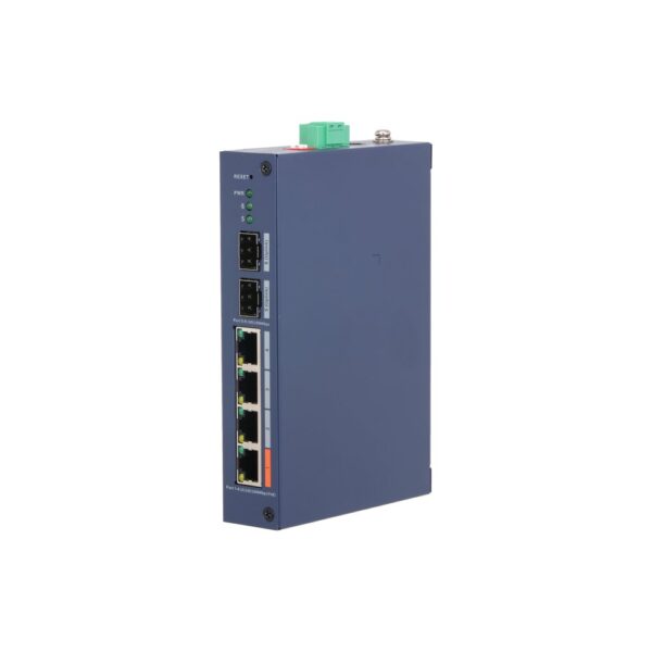 Switch hardened Cloud managed 6 porte Gigabit (4 PoE <60 W + 2 SFP)