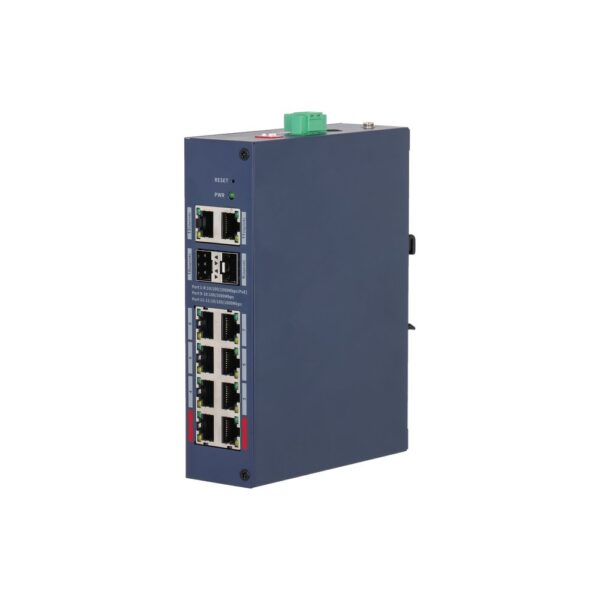 Switch hardened Cloud managed 12 porte Gigabit (8 PoE <110 W + 2 SFP)