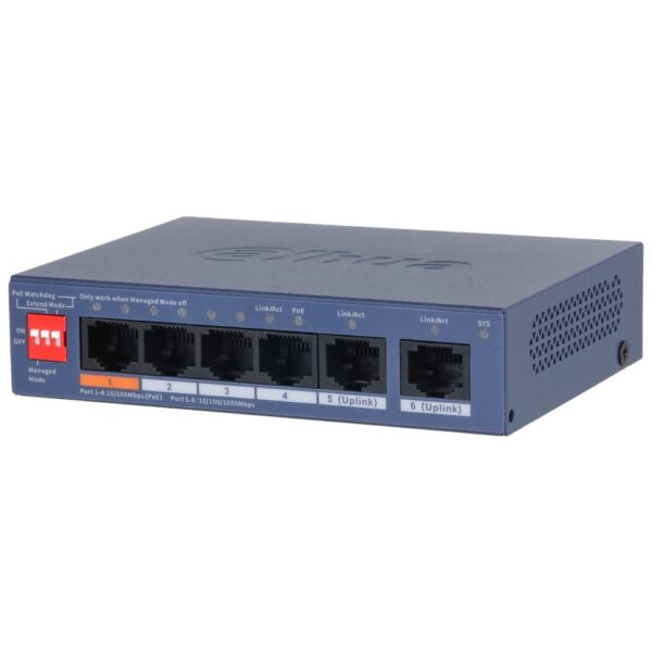 Switch Cloud managed 6 porte (4 PoE <60 W)
