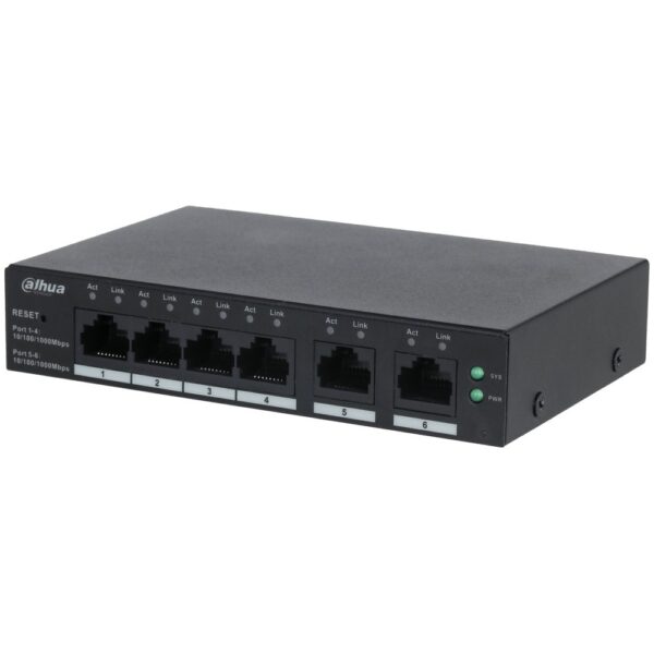 Switch Cloud Managed 6 porte Gigabit, case metallico