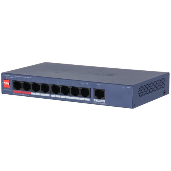 Switch Cloud managed 9 porte Gigabit (8 PoE <110 W)