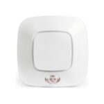 Segnalatore acustico autoindirizzato bianco. 240 indirizzi completo di isolatore.