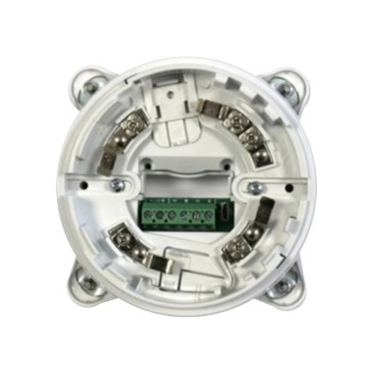 ESB1021 Segnalatore ottico acustico autoindirizzato bianco, completo di base EB0010. - immagine 1