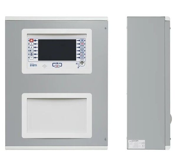 Segnalatore ottico acustico autoindirizzato bianco, completo di base EB0010.