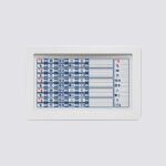 Modulo frontale dotato di 40 LEDs a tre colori che replicano i segnali di un massimo di 5.