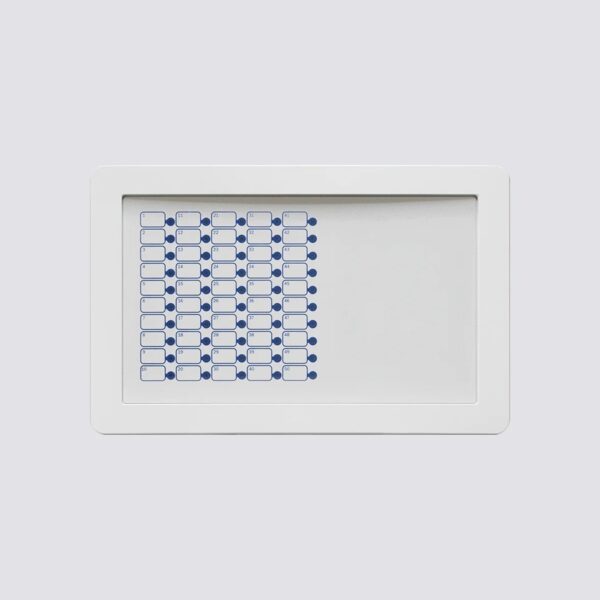 Modulo frontale dotato di 50 LEDs a tre colori programmabili. Solo per centrali PREVIDIA216, ULTRA216 & ULTRAVOX