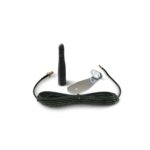 Inim GsmANT200N - Antenna GSM ad elevate prestazioni completa di staffa fissaggio a muro e cavo da 3mt. Nera.
