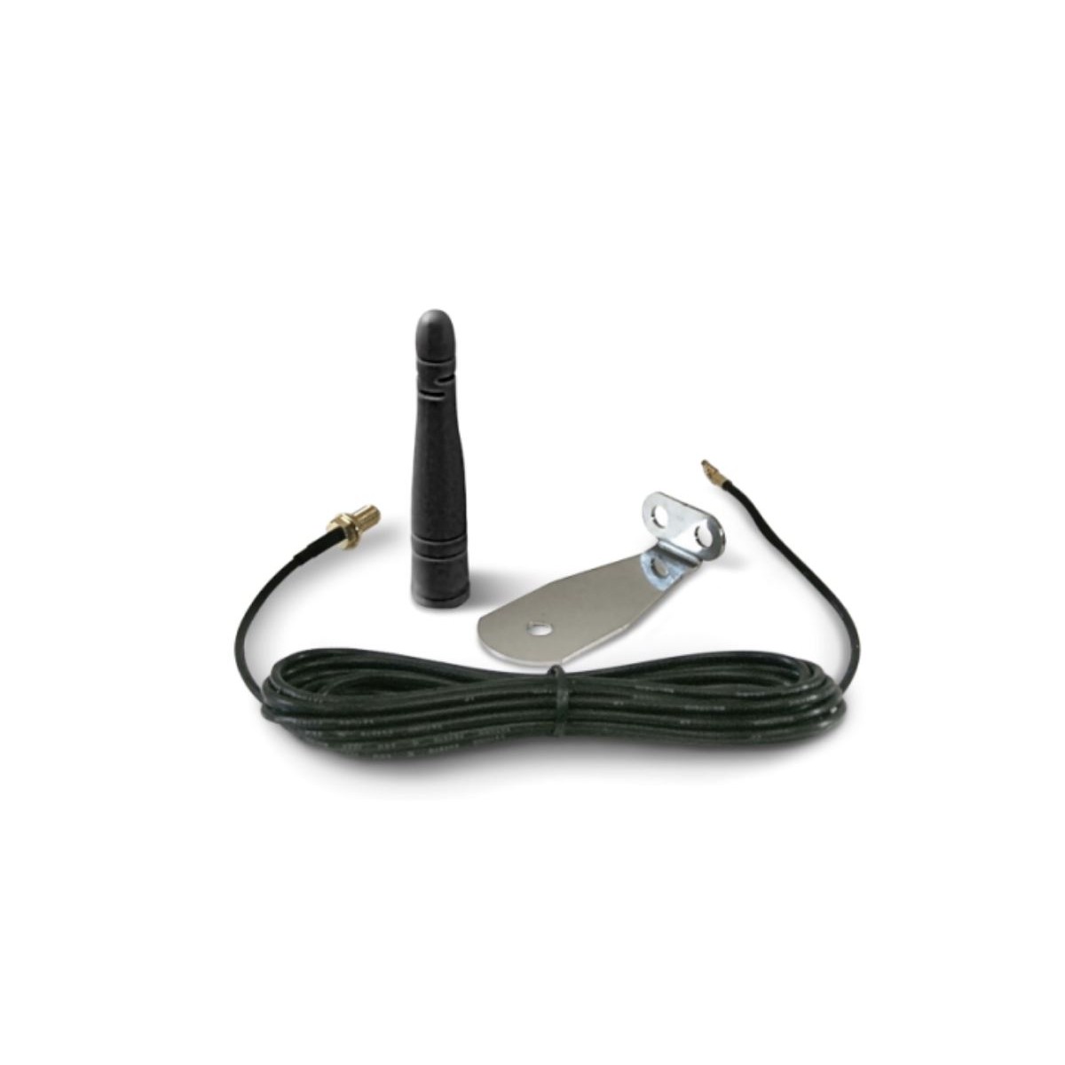 GsmANT200N Inim GsmANT200N - Antenna GSM ad elevate prestazioni completa di staffa fissaggio a muro e cavo da 3mt. Nera. - immagine 1