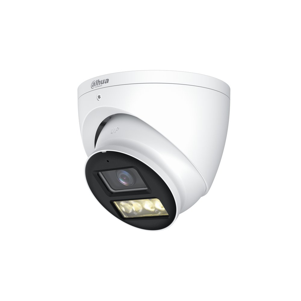 HAC-HDW1500T-IL-A-S3 Eyeball HDCVI Smart Dual Light 5 MP 2.8 mm IR/LED mic - immagine 1