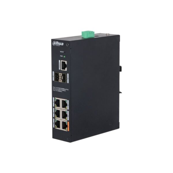 Switch hardened managed 8 porte Gigabit (4 PoE <60 W)