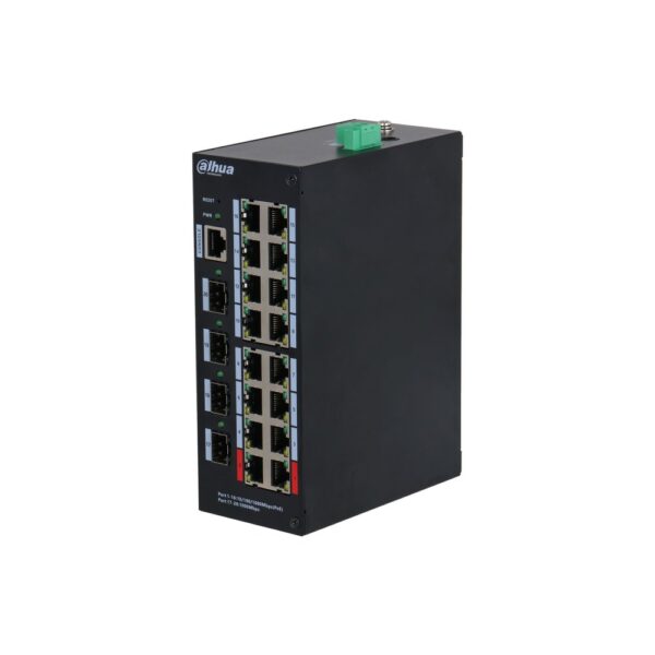 Switch hardened managed 20 porte Gigabit (16 PoE <190 W)