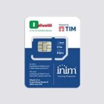 SIM card INIM (dati, SMS e Voce), utilizzabile con tutti i moduli GSM INIM per dispositivi  antintrusione.