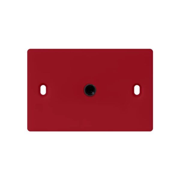 Presa di piano per telefono di emergenza. Colore rosso.