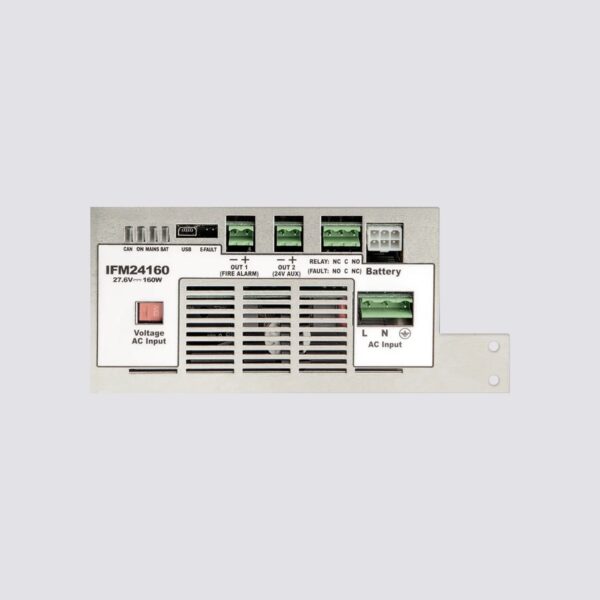 Modulo alimentatore interno per centrale PREVIDIA. Connessione su barra CANDRIVE.