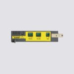 Modulo interno  per collegamento su rete HORNET+ (max 48 centrali PREVIDIA). Connessione su barra CAN DRIVE.