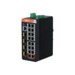 Switch Industrial managed 20 porte Gigabit (16 PoE <240 W) DinR