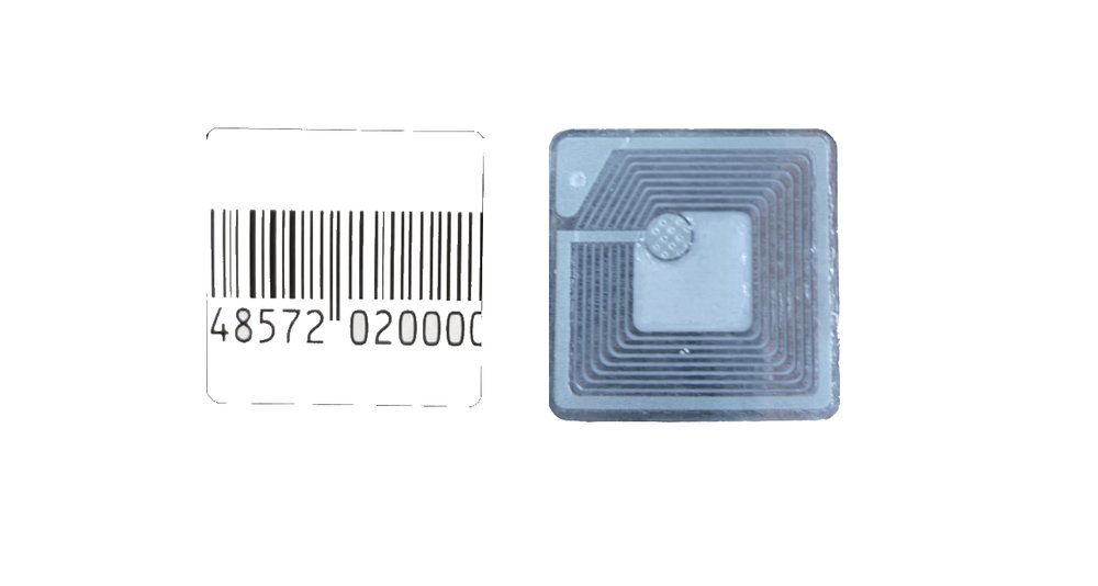 ISC-ETR1-2626 Etichetta RF Regular quadrata barcode 2.6x2.6 cm - immagine 1