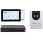 Kit VDP IP con VTH bianco, a incasso