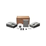 Kit bidirezionale per l'automazione di cancelli a battente con ante fino a 3 m, 24 Vdc, a montaggio interrato