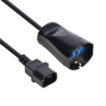 Cavo adattatore di alimentazione IEC14 Mascio a presa Bipasso/Schuko - MU-UPS02