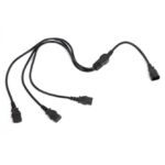 Cavo di alimentazione splitter da IEC C14 a 3 x IEC C13