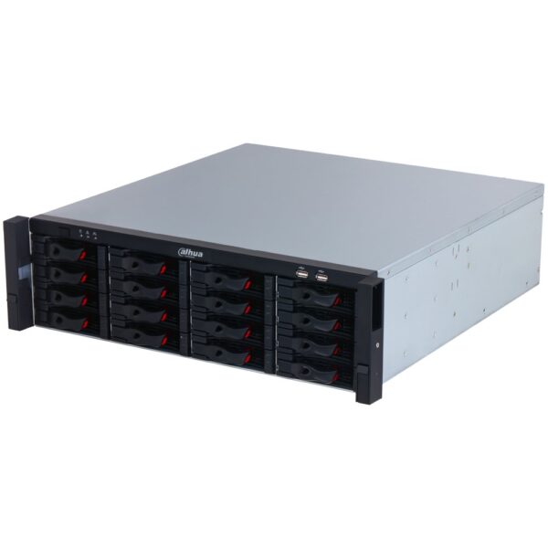 NVR AI IP 64 ch 16 HDD 3U alimentazione ridondante