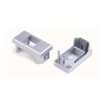 ORCA - Supporto MINI-COM Bticino serie Living Light Tech colore argento metallizz. (moq. 20 pz.)