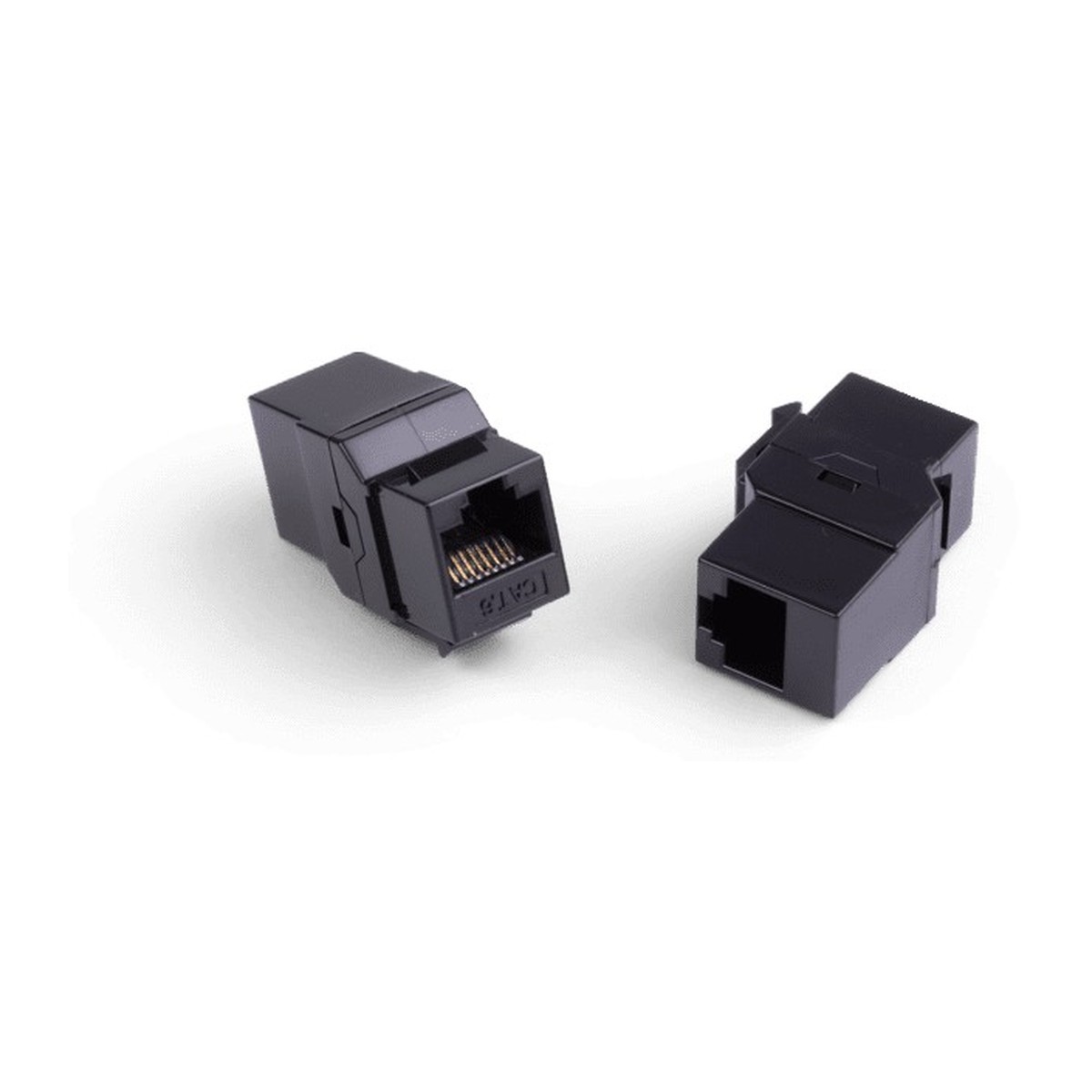 OC-ACC-291000-18 ORCA - Adattatore inline coupler F/F RJ45 di giunzione Cat6A FTP volante (moq 4 pz) - immagine 1