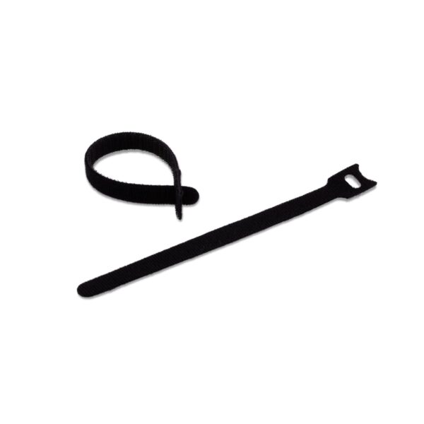 ORCA - Fascetta in velcro colore nero 12X2,5X200mm (conf. 50pz)