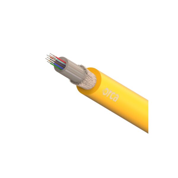 ORCA - Cavo ottico Loose int/est antird 8 fibre 09/125um OS2 LSZH - CPR Class Eca colore giallo