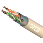 ORCA - Cavo schermato F-UTP Cat.6, AWG 24, 4cp, guaina LSZH - CPR Class Dca (s2,d2,a1) - Bianco (box. 305)