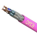 ORCA - Cavo  schermato S-FTP Cat.7 AWG 23, 4cp, guaina LSZH - CPR Class B2ca (s1a,d1,a1) - Magenta (reel 500)