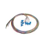 ORCA - Pigtail LC Monomodale 9/125 OS2 G652D - LSZH easystip kit 12 colori - Lunghezza 2mt