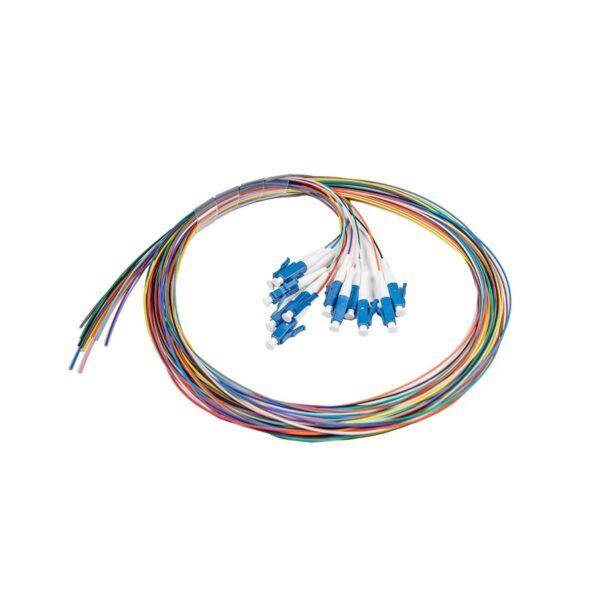 ORCA - Pigtail LC Monomodale 9/125 OS2 G652D - LSZH easystip kit 12 colori - Lunghezza 2mt