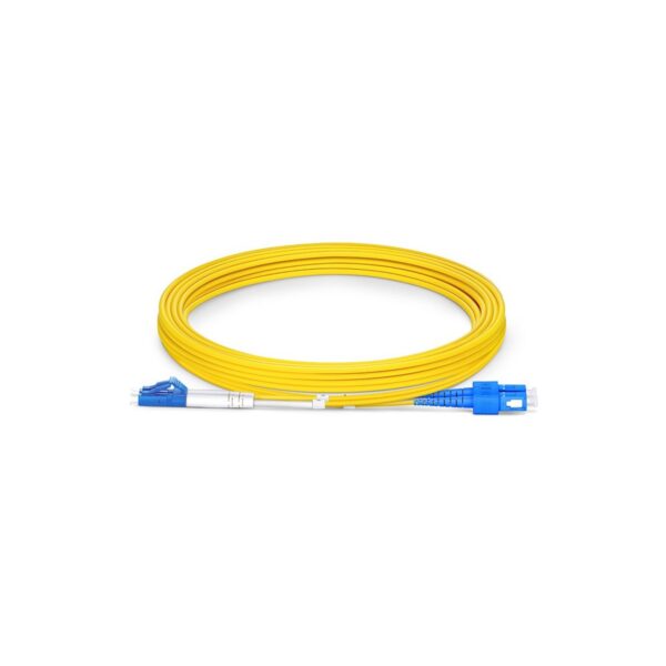 ORCA - Bretella ottica LC-SC DPX LSZH 9/125um OS2 L. 2 mt Giallo
