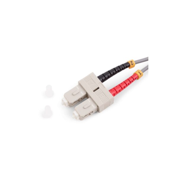 ORCA - Bretella ottica LC-LC DPX LSZH 62,5/125um OM1 L. 10 mt Grigio