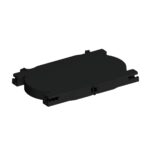 ORCA - Vassoio per 12/24 portagiunti termorestingenti per cassetto LITE - nero