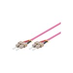 ORCA - Bretella ottica SC-SC DPX LSZH 50/125um OM4 L. 2 mt - MAGENTA