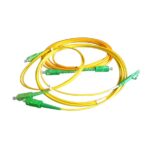 ORCA - Bretella Ottica OS2 G.652 SC/APC -SC/APC Simplex LSZH giallo - 1m (moq. 10 pz)