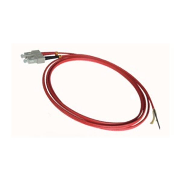 ORCA - Bretella ottica Armata HCR SC-SC DPX 62,5/125um OM1 LSZH nera L.  2 mt