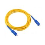 ORCA - Bretella Ottica G.657.A2 SC/APC -SC/APC Simplex LSZH giallo - 3m (moq. 10 pz)