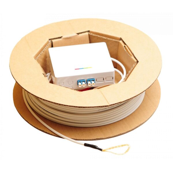 ORCA - Tratta Fibra Ottica 4 FO G.657.A2 conn. LC su STOA - DIN KIT - CPR Dca - 20m