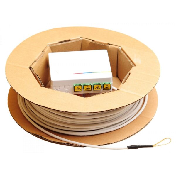 ORCA - Tratta Fibra Ottica 4 FO G.657.A2 conn. SC/APC su STOA - DIN KIT - CPR Dca - 50m