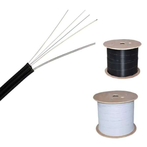 ORCA - Cavo fo per utente guaina bianca 4 fibre Monomodale G657.A2 Bend insensitive ( 4 mm)