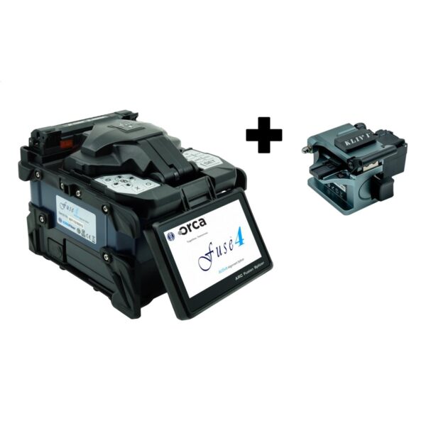 ORCA - Giuntatrice sul CLAD FUSE4 con taglierina, valigia ed accessori