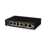 ORCA - Switch 4 Porte 10/100 POE (PoE bgtm 60W) + 2 porte 10/100 per uplink