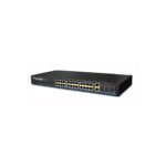 ORCA - POE Switch Managed 24 porte 100Mb (PoE bgtm 390W) + 2 porte Giga Ethernet Uplink